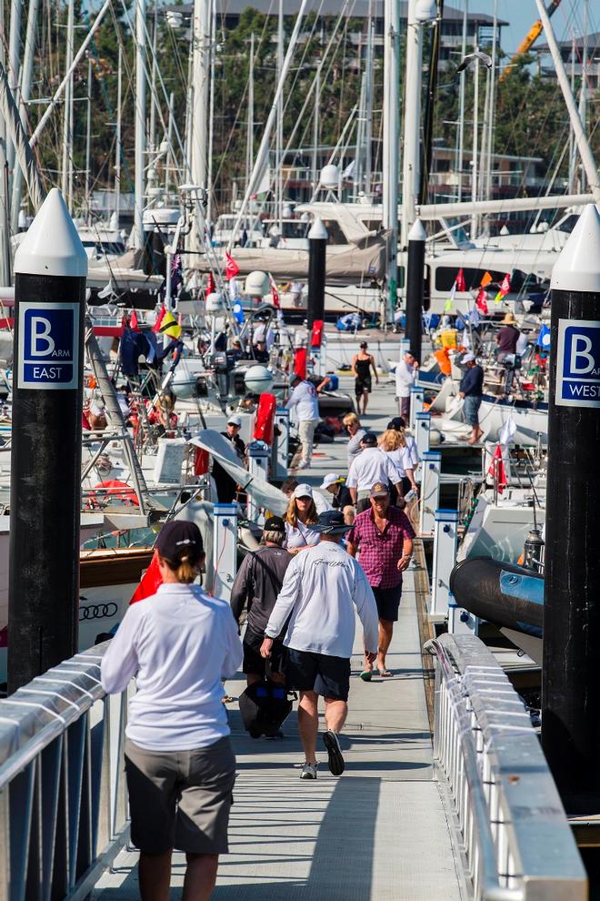 Day 2 – Busy dock before race – Audi Hamilton Island Race Week ©  Andrea Francolini Photography http://www.afrancolini.com/